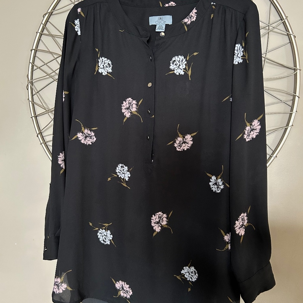 CeCe Hi-Low Blouse